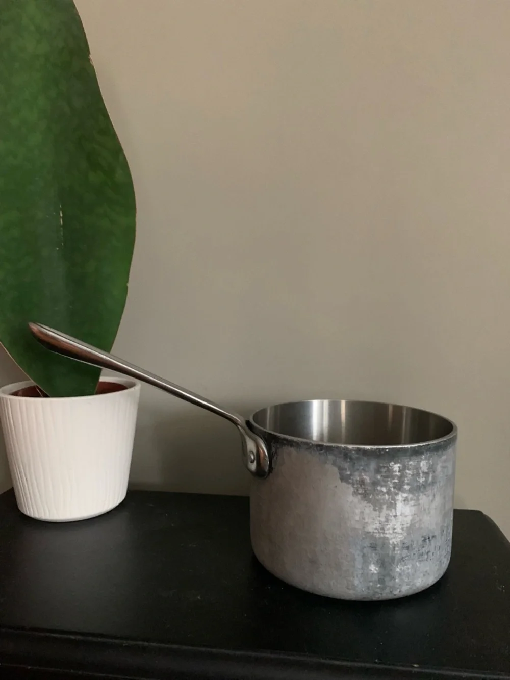 All-Clad 1.5 qt stainless steel sauce pan
